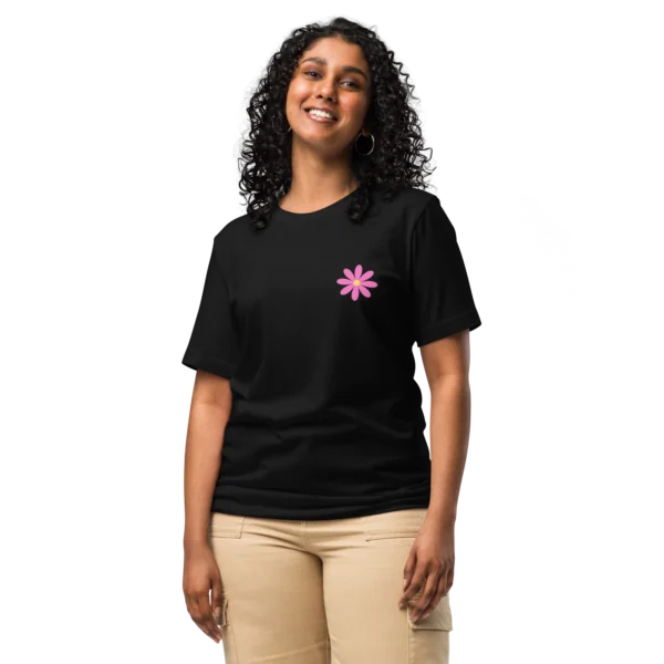 Pink Daisy – Black