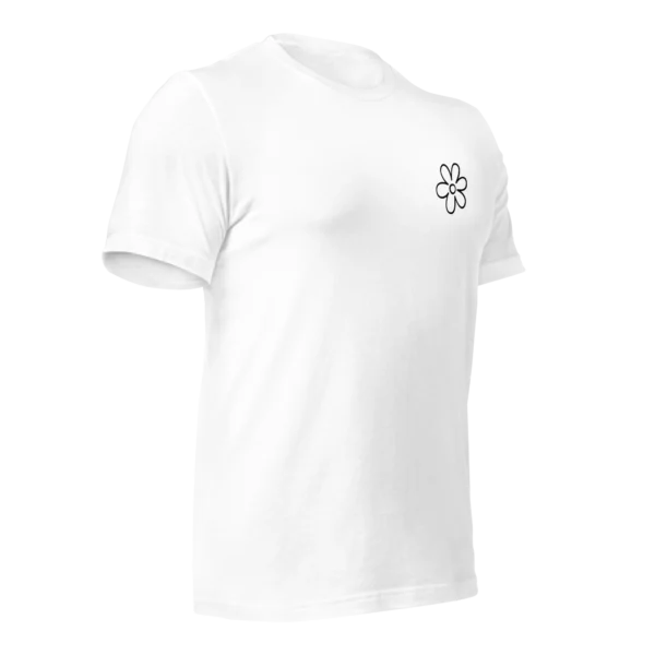 Outlined Flower – White